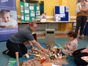 Barkerend Famil Hub coffee morning takeover